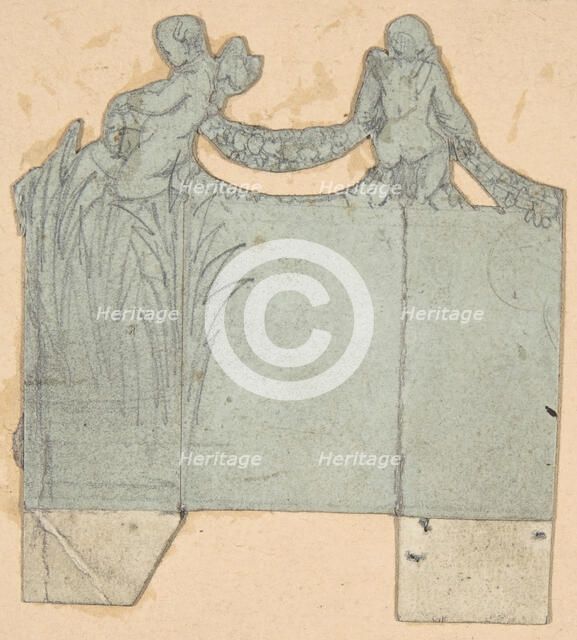 Design for a Stage Set at the Opéra, Paris, 1828-90. Creator: Eugene Ciceri.