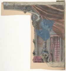 Design for a Stage Set at the Opéra, Paris, 1828-90. Creator: Eugene Ciceri
