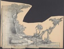 Design for a Stage Set at the Opéra, Paris, 1830-90. Creator: Eugene Ciceri