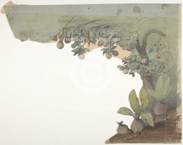 Design for a Stage Set at the Opéra, Paris, 1830-90. Creator: Eugene Ciceri.