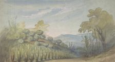 Design for a Stage Set at the Opéra, Paris, 1830-90. Creator: Eugene Ciceri
