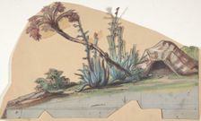 Design for a Stage Set at the Opéra, Paris, 1830-90. Creator: Eugene Ciceri