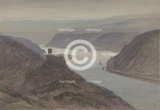 Design for a Stage Set at the Opéra, Paris, 1830-90. Creator: Eugene Ciceri.