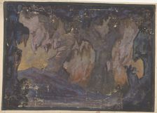 Design for a Stage Set at the Opéra, Paris, 1830-90. Creator: Eugene Ciceri