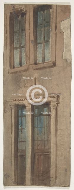 Design for a Stage Set at the Opéra, Paris, 1830-90. Creator: Eugene Ciceri.