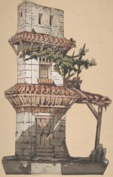 Design for a Stage Set at the Opéra, Paris, 1830-90. Creator: Eugene Ciceri