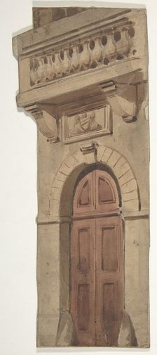 Design for a Stage Set at the Opéra, Paris, 1830-90. Creator: Eugene Ciceri