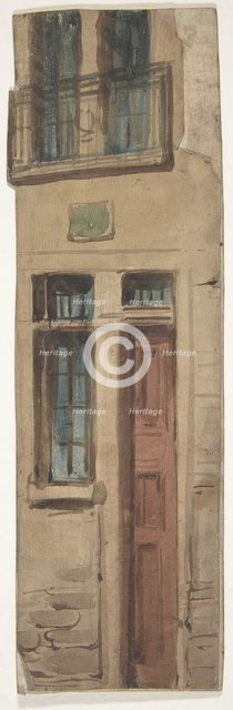 Design for a Stage Set at the Opéra, Paris, 1830-90. Creator: Eugene Ciceri.
