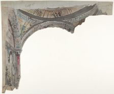 Design for a Stage Set at the Opéra, Paris, 1830-90. Creator: Eugene Ciceri
