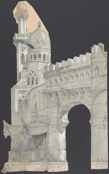 Design for a Stage Set at the Opéra, Paris, 1830-90. Creator: Eugene Ciceri