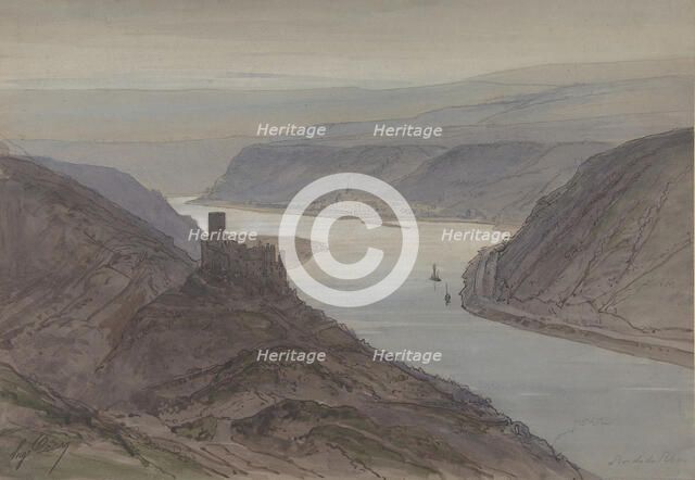 Design for a Stage Set at the Opéra, Paris, 1830-90. Creator: Eugene Ciceri.