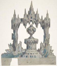 Design for a Stage Set at the Opéra, Paris, 1830-90. Creator: Eugene Ciceri