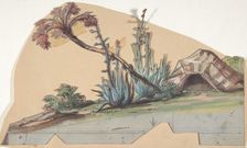 Design for a Stage Set at the Opéra, Paris, 1830-90. Creator: Eugene Ciceri