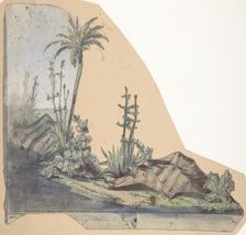 Design for a Stage Set at the Opéra, Paris, 1830-90. Creator: Eugene Ciceri