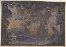 Design for a Stage Set at the Opéra, Paris, 1830-90. Creator: Eugene Ciceri