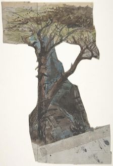 Design for a Stage Set at the Opéra, Paris, 1830-90. Creator: Eugene Ciceri