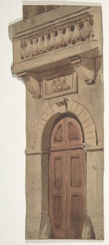 Design for a Stage Set at the Opéra, Paris, 1830-90. Creator: Eugene Ciceri