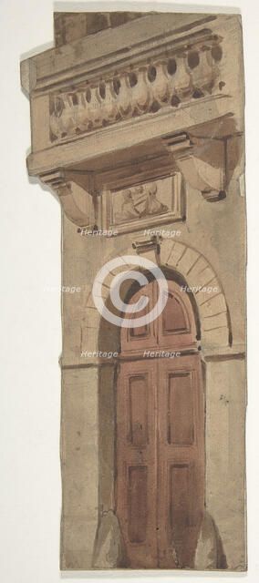 Design for a Stage Set at the Opéra, Paris, 1830-90. Creator: Eugene Ciceri.
