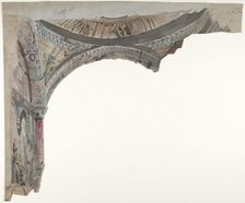 Design for a Stage Set at the Opéra, Paris, 1830-90. Creator: Eugene Ciceri