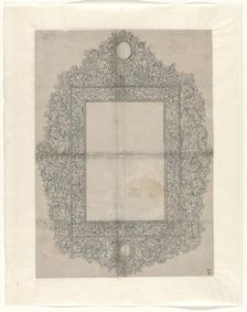 Design for a sculpted frame, c.1680-c.1700. Creator: Anon
