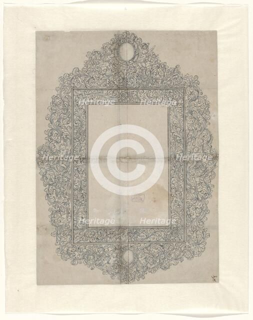 Design for a sculpted frame, c.1680-c.1700. Creator: Anon.