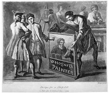 Design for a shop-bill 1799. Artist: M Merigot