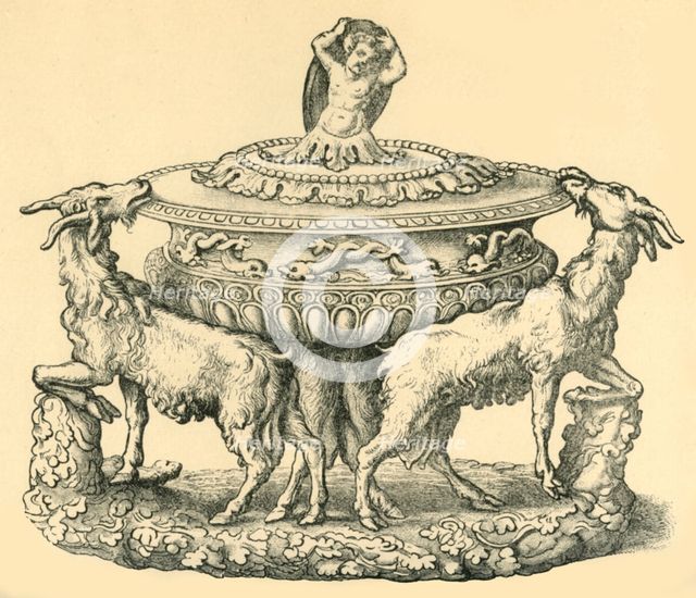 Design for a tureen or salt cellar, mid 16th century, (1881). Creator: Unknown.