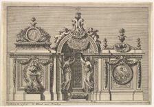 Design for a Tabernacle with Two Variants, from: Tabernacles à l'italienne, ca. 1644-66. Creator: Jean le Pautre