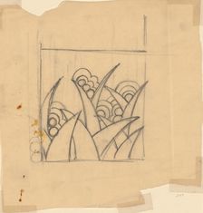 Design for a Textile or Wallpaper, Austria. Creator: Unknown