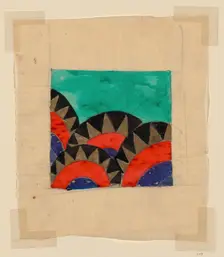 Design for a Textile or Wallpaper, Austria. Creator: Unknown