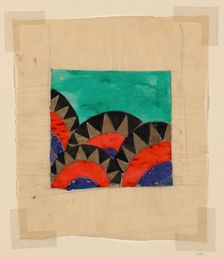 Design for a Textile or Wallpaper, Austria. Creator: Unknown