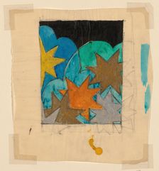 Design for a Textile or Wallpaper, Austria. Creator: Unknown