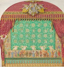 Design for a Theater Curtain, 1818-38. Creator: Claude-Aimé Chenavard