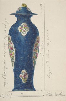 Design for a Vase, ca. 1770-85. Creator: Anon