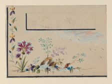 Design for a Waistcoat Pocket, France, 1770-1810. Creator: Unknown