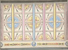 Design for a Wall Decoration, ca. 1800. Creator: Anon