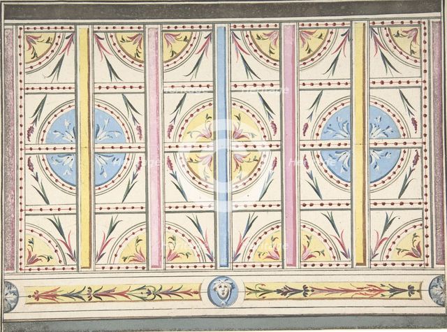 Design for a Wall Decoration, ca. 1800. Creator: Anon.