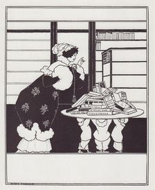 Design for a Yellow Book Cover, 1894-1895. Creator: Aubrey Beardsley