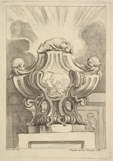Design for an Urn, 1725-72. Creator: Gabriel Huquier