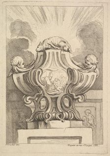 Design for an Urn, 1725-72. Creator: Gabriel Huquier