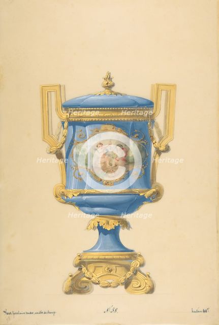 Design for an Urn, 19th century. Creator: Anon.