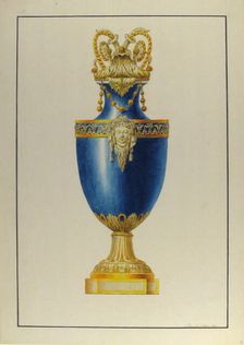 Design for an Urn, ca. 1770-90. Creator: George Heinrich von Kirn