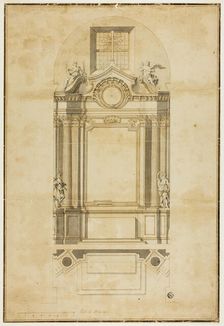 Design for an Altar, n.d. Creator: Unknown