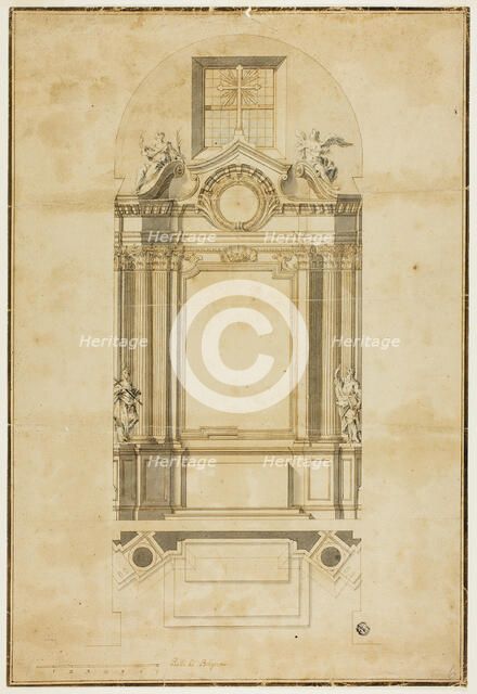 Design for an Altar, n.d. Creator: Unknown.