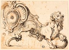 Design for an Andiron, 18th century. Creator: Unknown