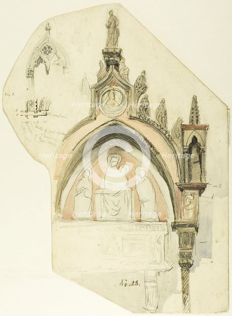 Design for an Arch, n.d. Creator: John Ruskin.