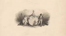 Design for an Emblem of the State of South Carolina, c. 1860. Creator: Christian Schussele
