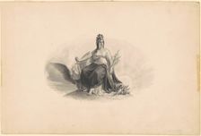 Design for an Emblem of the United States of America, c. 1860. Creator: Christian Schussele