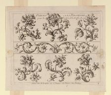 Design for an Embroidered or Woven Textile, France, 17th century. Creator: Unknown
