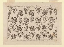 Design for an Embroidered or Woven Textile, France, 17th century. Creator: Unknown